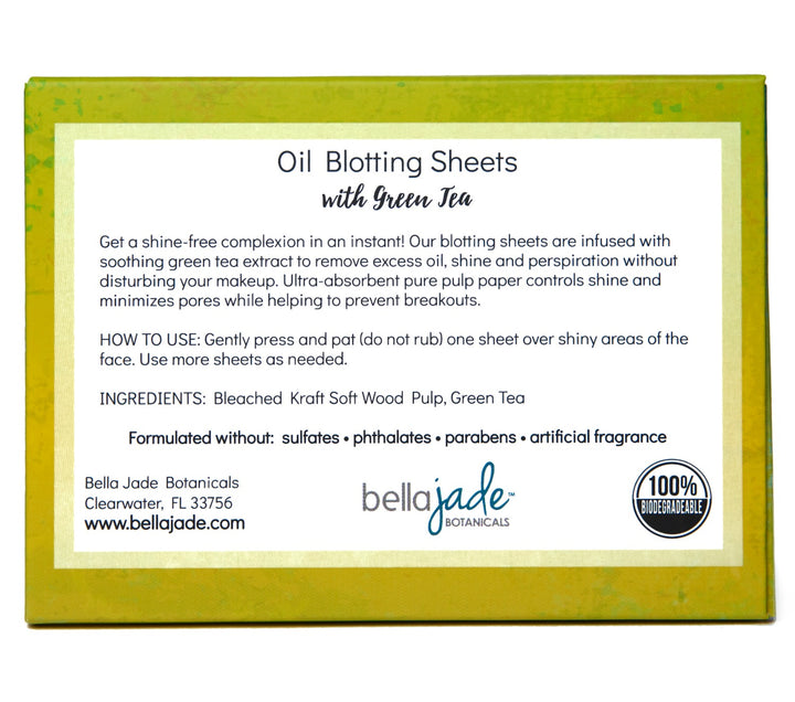 Green Tea Blotting Sheets