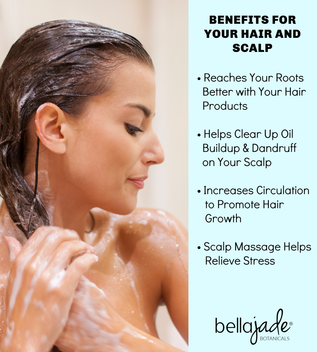 jade plant benefits for hair Scalp and Head Massager Shampoo Brush for Hair Growth, Dandruff and Dr – Bella Jade Botanicals